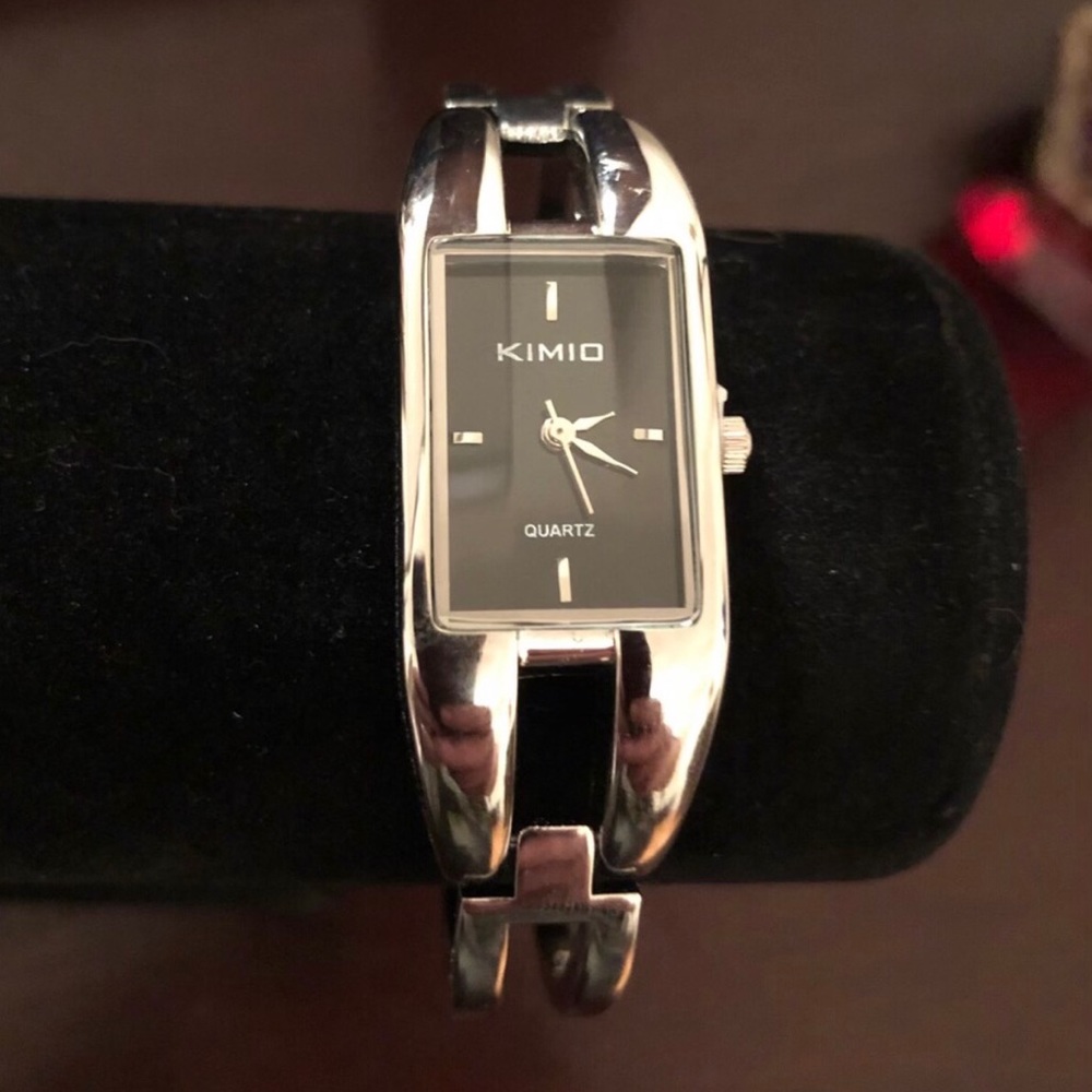 😁Silver Kimio Quartz Bracelet Watch